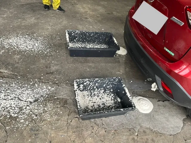 DPF洗浄中