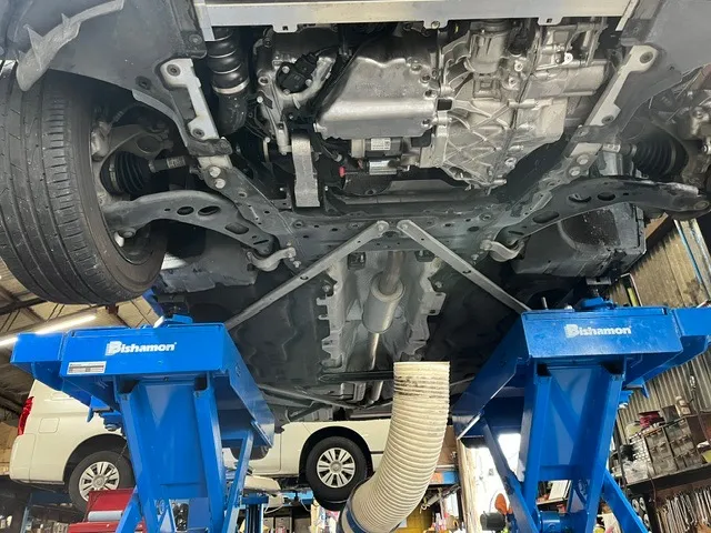 ミニ　F57 DCTオイル交換　トランスミッションオイルリセット、点検